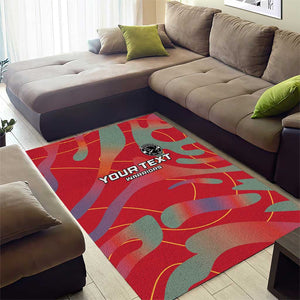 Afro Namibia Football Custom Area Rug Go Namibia Warriors - Sporty Style