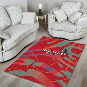 Afro Namibia Football Custom Area Rug Go Namibia Warriors - Sporty Style