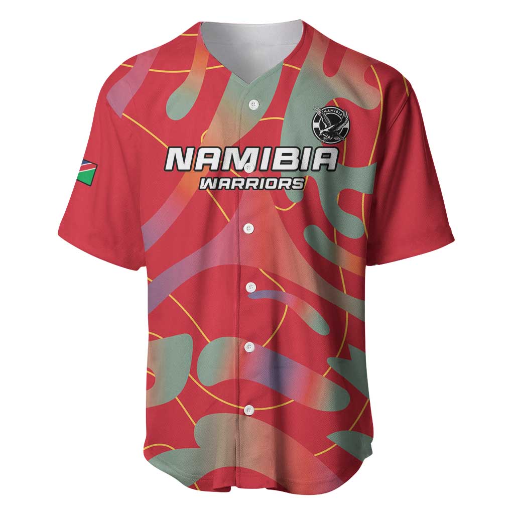 Afro Namibia Football Custom Baseball Jersey Go Namibia Warriors - Sporty Style