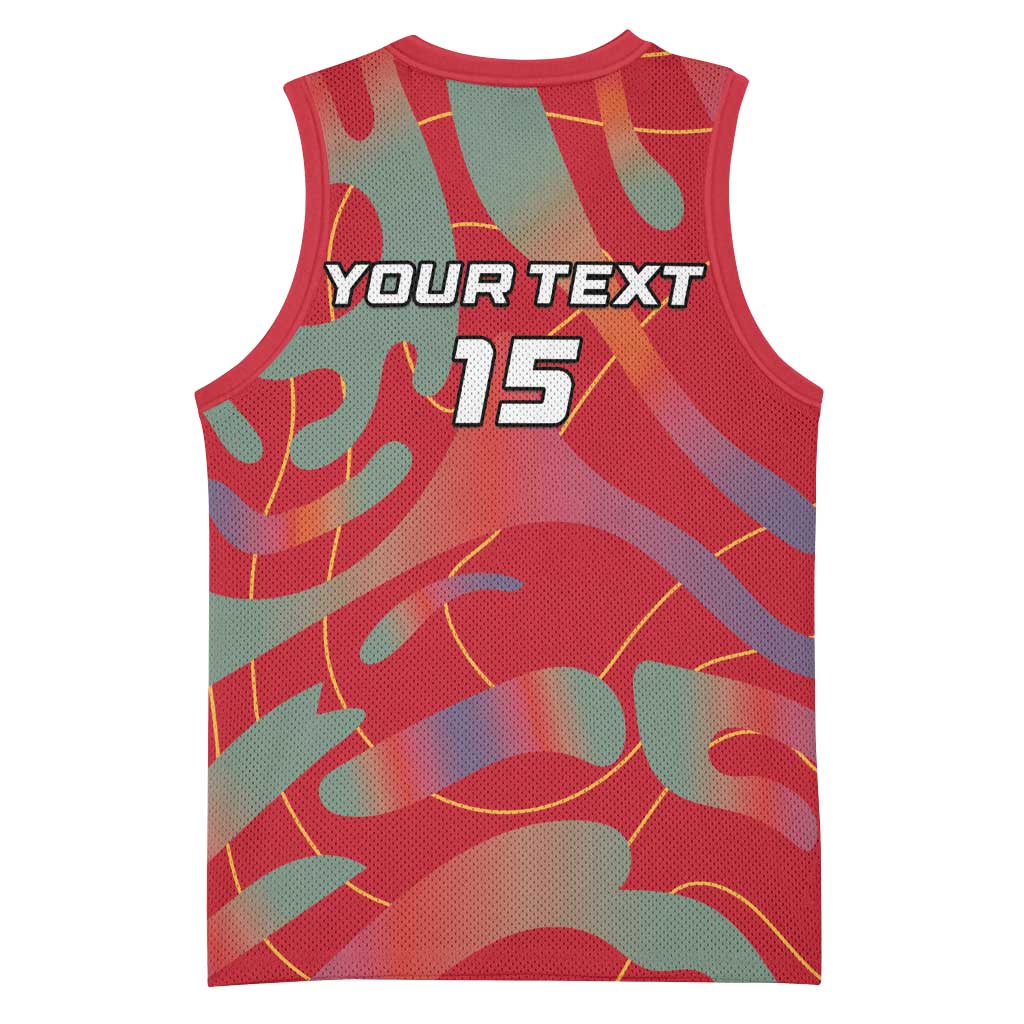 Afro Namibia Football Custom Basketball Jersey Go Namibia Warriors - Sporty Style LT15