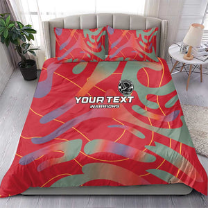 Afro Namibia Football Custom Bedding Set Go Namibia Warriors - Sporty Style