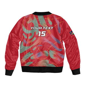 Afro Namibia Football Custom Bomber Jacket Go Namibia Warriors - Sporty Style