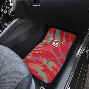 Afro Namibia Football Custom Car Mats Go Namibia Warriors - Sporty Style