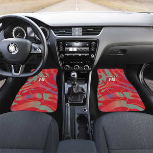 Afro Namibia Football Custom Car Mats Go Namibia Warriors - Sporty Style