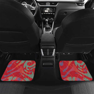 Afro Namibia Football Custom Car Mats Go Namibia Warriors - Sporty Style