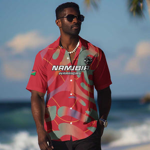 Afro Namibia Football Custom Hawaiian Shirt Go Namibia Warriors - Sporty Style