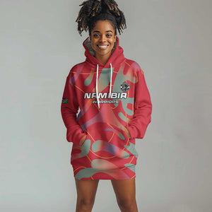 Afro Namibia Football Custom Hoodie Dress Go Namibia Warriors - Sporty Style