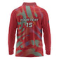 Afro Namibia Football Custom Long Sleeve Polo Shirt Go Namibia Warriors - Sporty Style