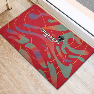 Afro Namibia Football Custom Rubber Doormat Go Namibia Warriors - Sporty Style