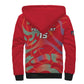 Afro Namibia Football Custom Sherpa Hoodie Go Namibia Warriors - Sporty Style