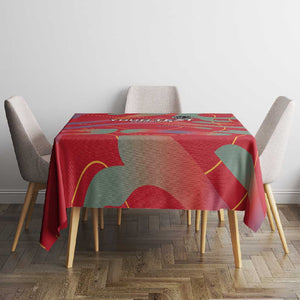 Afro Namibia Football Custom Tablecloth Go Namibia Warriors - Sporty Style