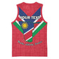 Personalised Namibia Basketball Jersey Coat Of Arms With Flag Map - Happy Independence Day LT15