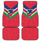 Personalised Namibia Car Mats Coat Of Arms With Flag Map - Happy Independence Day