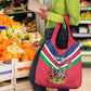 Personalised Namibia Grocery Bag Coat Of Arms With Flag Map - Happy Independence Day