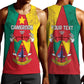 Personalised Cameroon National Day Men Tank Top Lion Mix Coat Of Arms Style