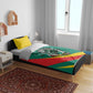 Personalised Happy Cameroon National Day Bedding Set Lion With Coat Of Arms - Curve Style