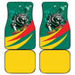 Personalised Happy Cameroon National Day Car Mats Lion With Coat Of Arms - Curve Style