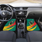 Personalised Happy Cameroon National Day Car Mats Lion With Coat Of Arms - Curve Style