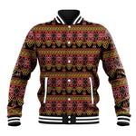 Toghu Cameroon Baseball Jacket Traditional Pattern