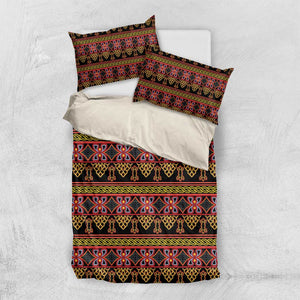 Toghu Cameroon Bedding Set Traditional Pattern