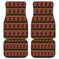 Toghu Cameroon Car Mats Traditional Pattern