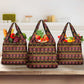 Toghu Cameroon Grocery Bag Traditional Pattern