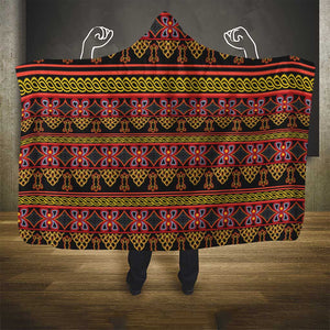 Toghu Cameroon Hooded Blanket Traditional Pattern