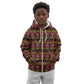 Toghu Cameroon Kid Hoodie Traditional Pattern