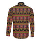 Toghu Cameroon Long Sleeve Button Shirt Traditional Pattern