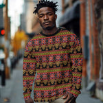 Toghu Cameroon Long Sleeve Shirt Traditional Pattern