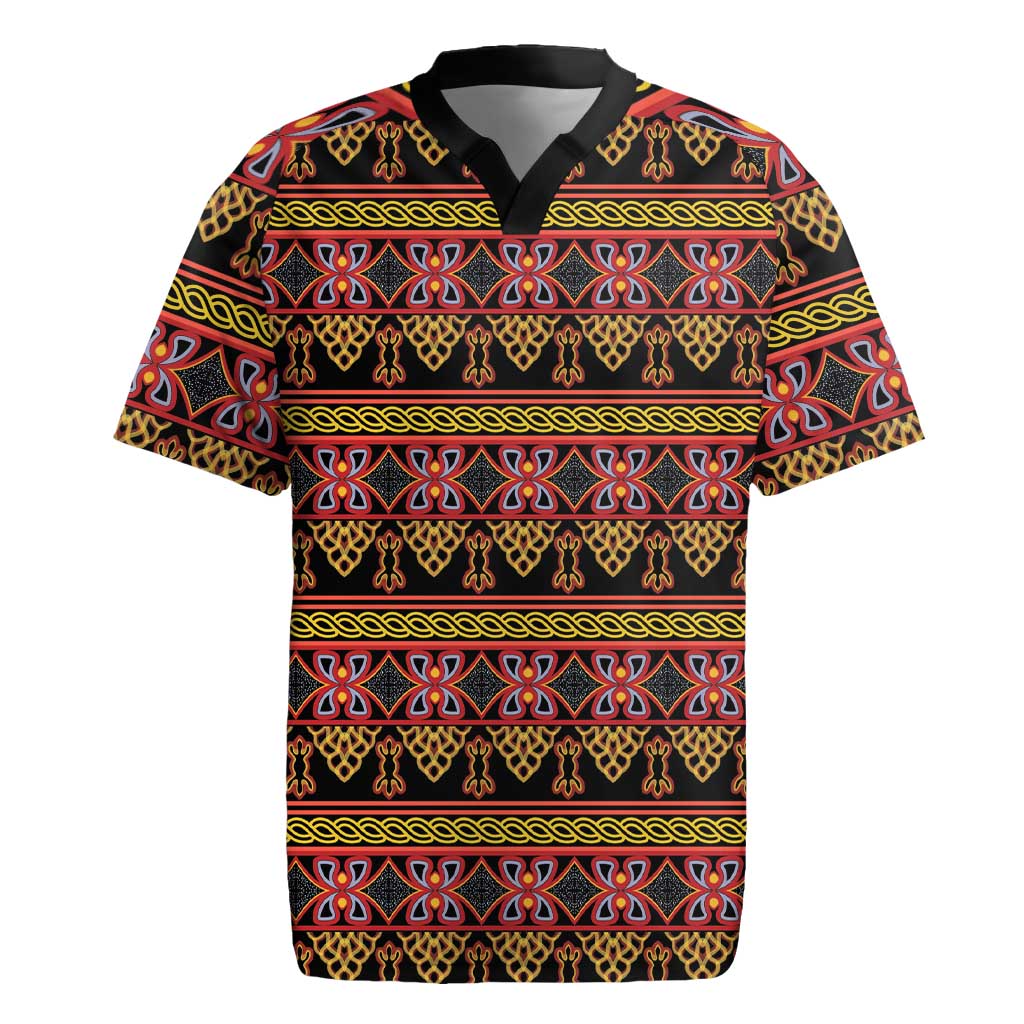 Toghu Cameroon Rugby Jersey Traditional Pattern