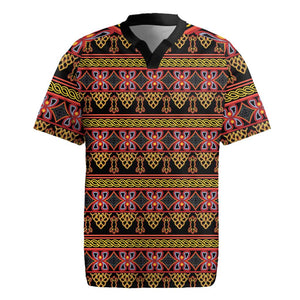 Toghu Cameroon Rugby Jersey Traditional Pattern