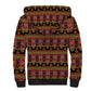 Toghu Cameroon Sherpa Hoodie Traditional Pattern