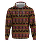 Toghu Cameroon Zip Hoodie Traditional Pattern