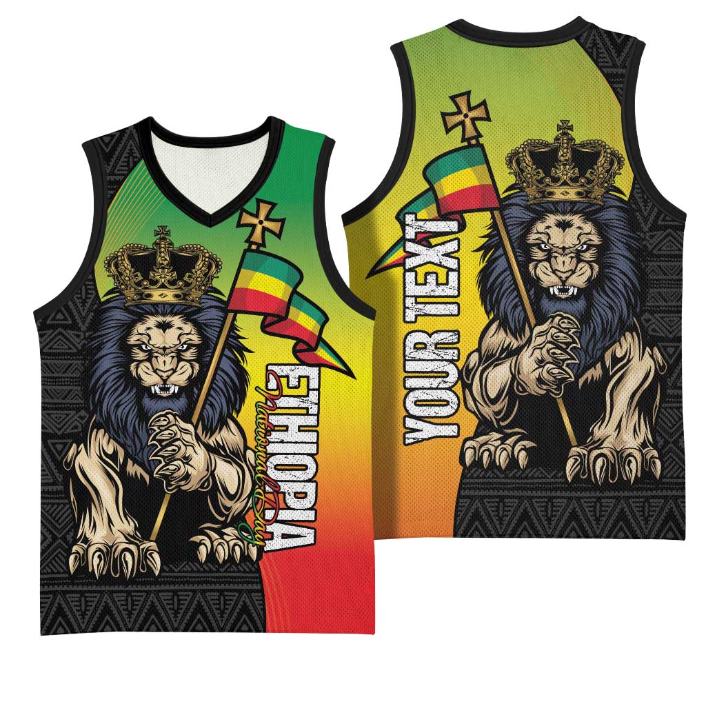 Personalized Ethiopia Basketball Jersey Happy National Day LT15