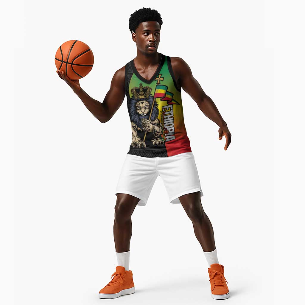 Personalized Ethiopia Basketball Jersey Happy National Day LT15