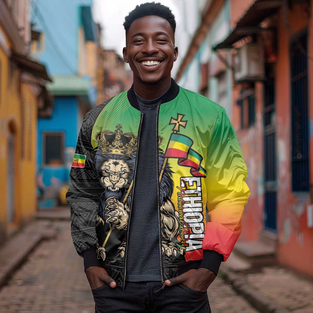 Personalized Ethiopia Bomber Jacket Happy National Day