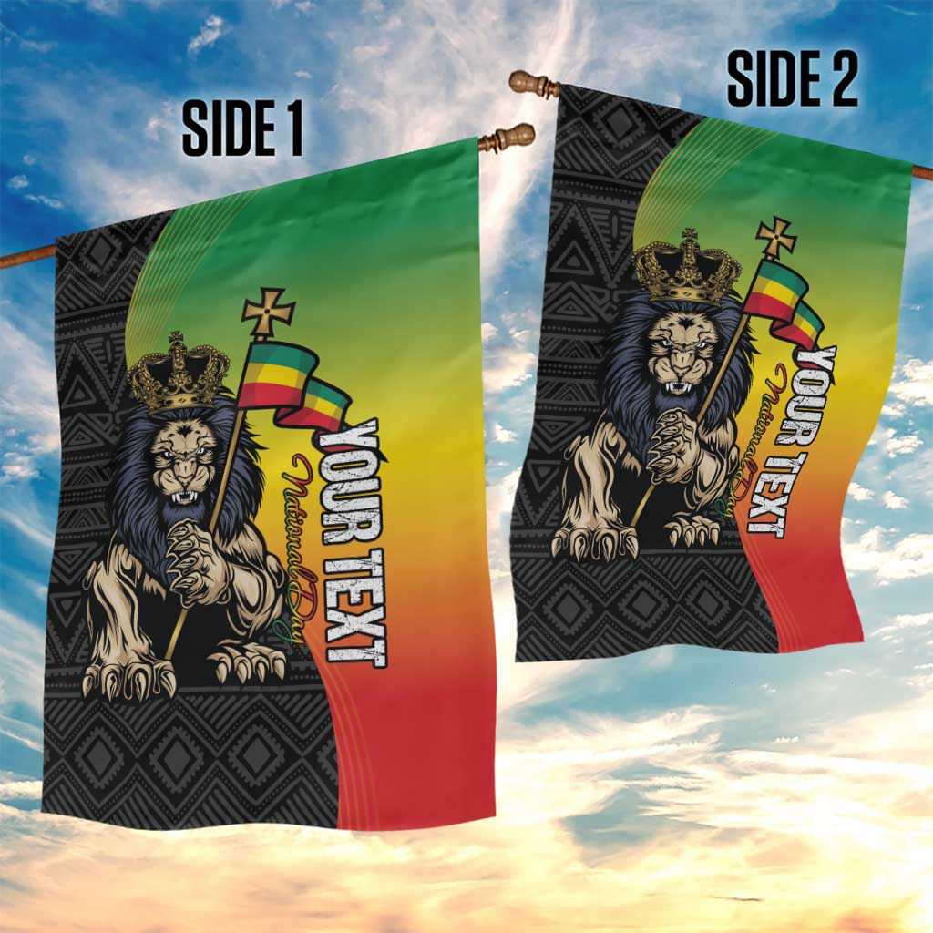 Personalized Ethiopia Garden Flag Happy National Day