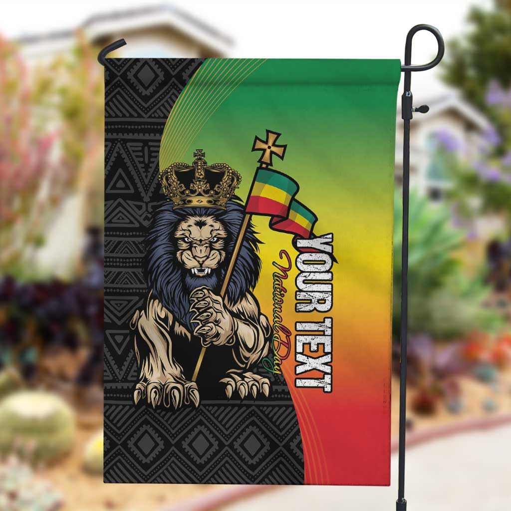 Personalized Ethiopia Garden Flag Happy National Day