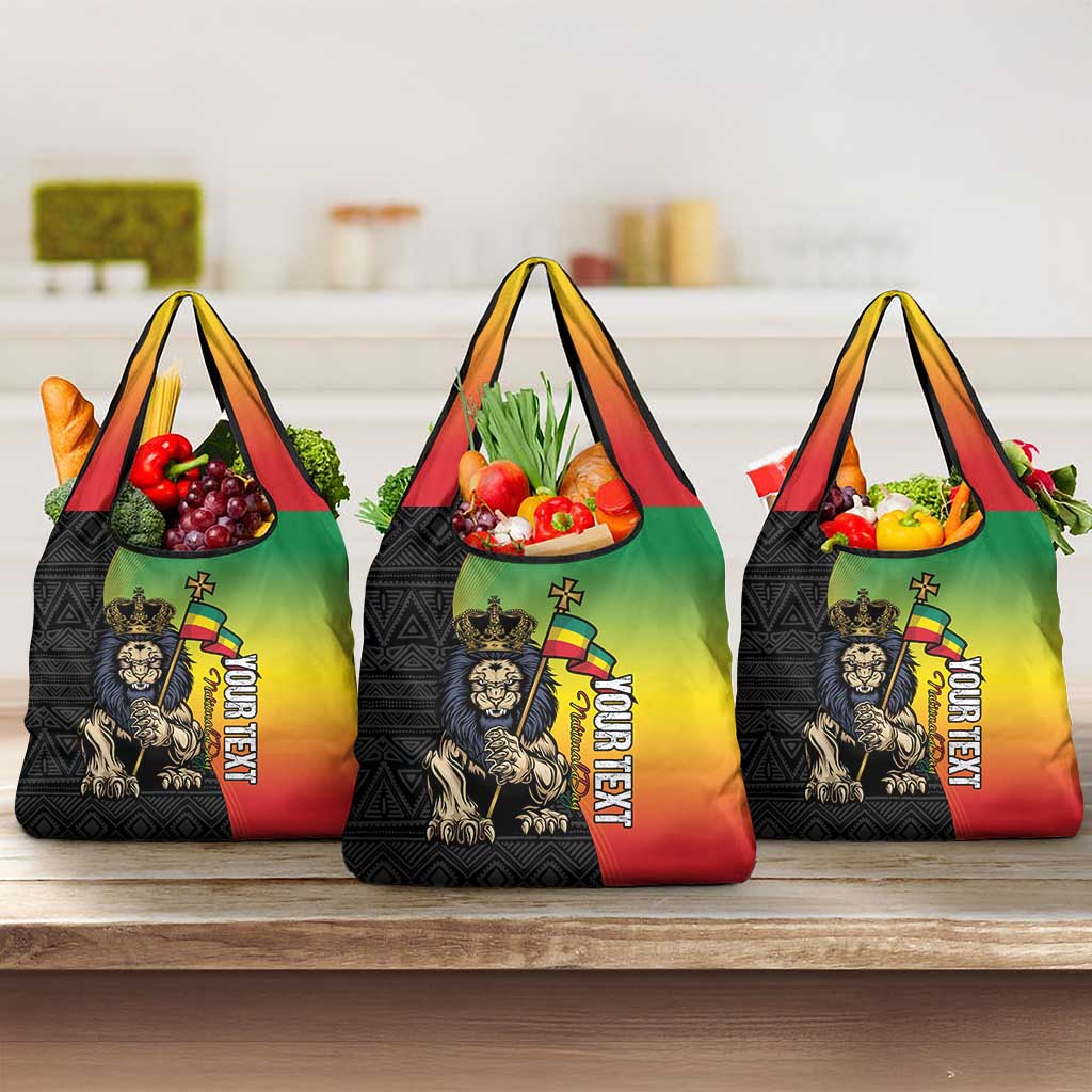 Personalized Ethiopia Grocery Bag Happy National Day