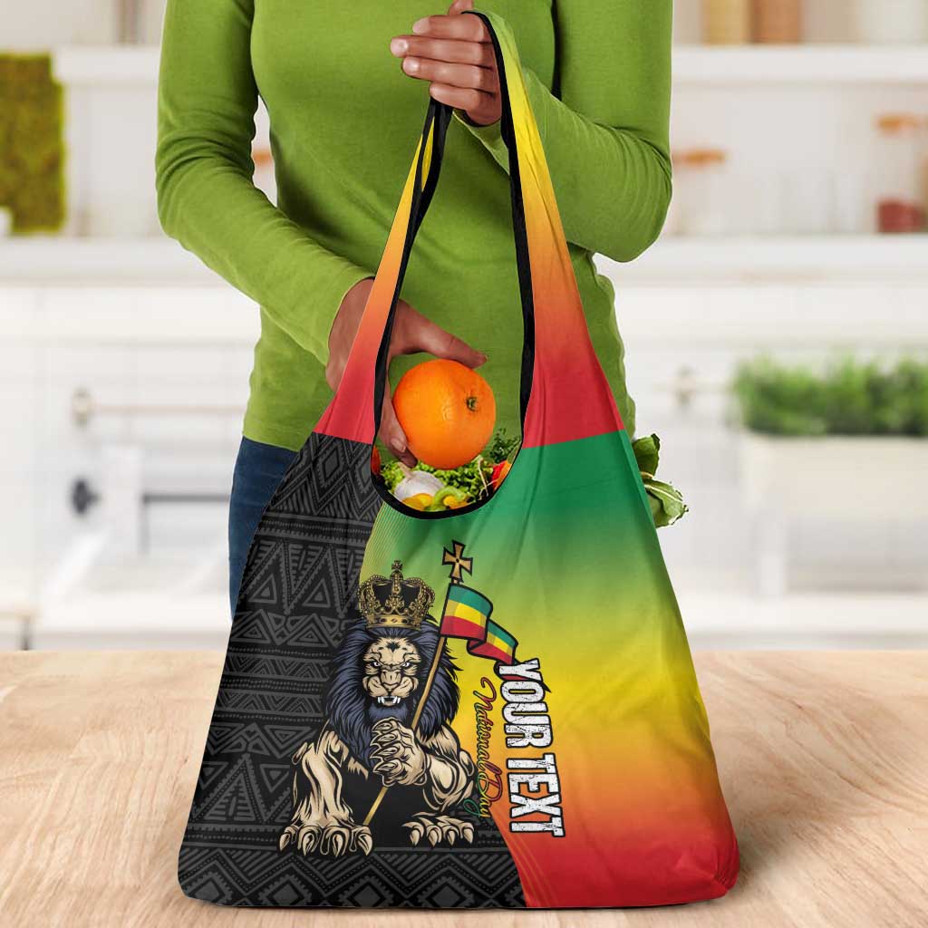 Personalized Ethiopia Grocery Bag Happy National Day