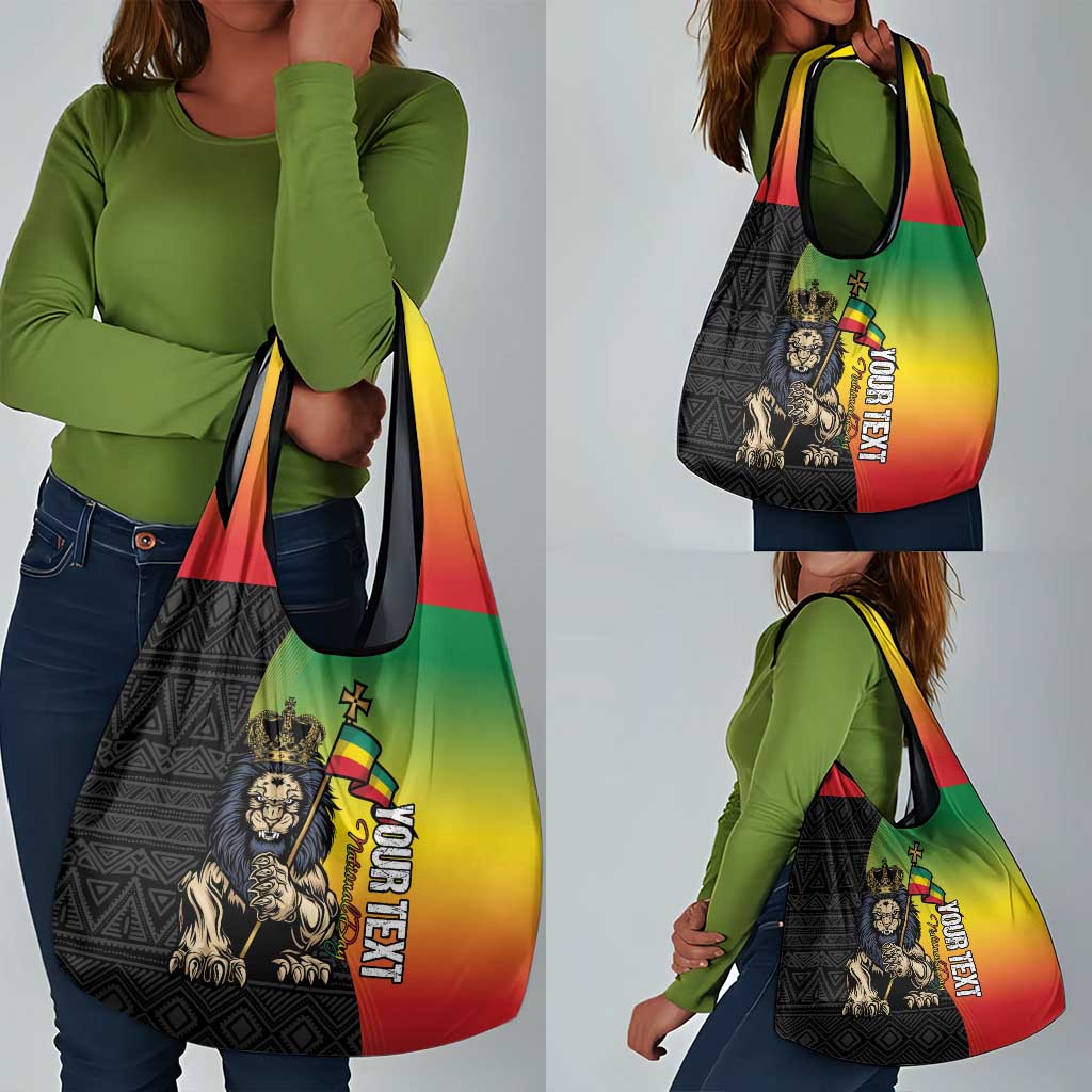 Personalized Ethiopia Grocery Bag Happy National Day