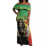 Personalized Ethiopia Off Shoulder Maxi Dress Happy National Day