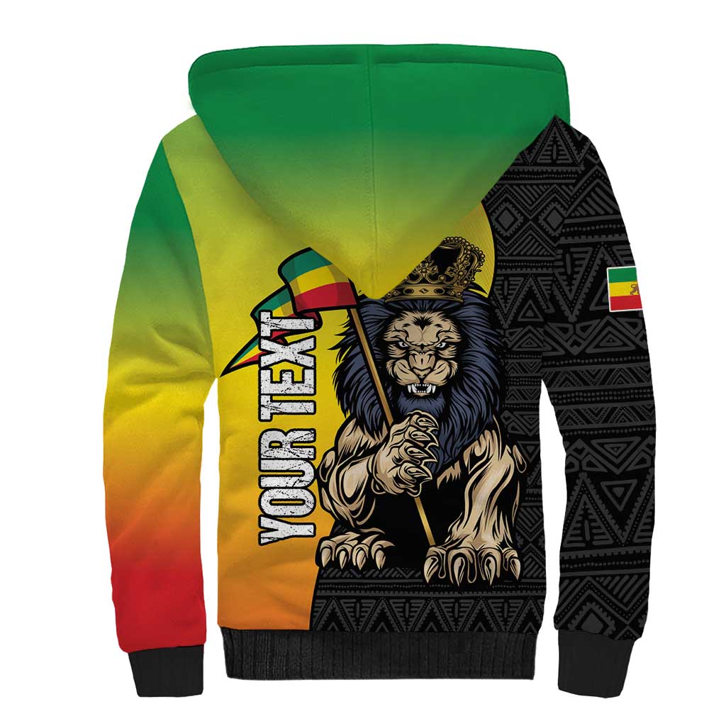 Personalized Ethiopia Sherpa Hoodie Happy National Day