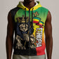 Personalized Ethiopia Sleeveless Zip Hoodie Happy National Day - African Pride