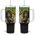 Personalized Ethiopia Tumbler With Handle Happy National Day