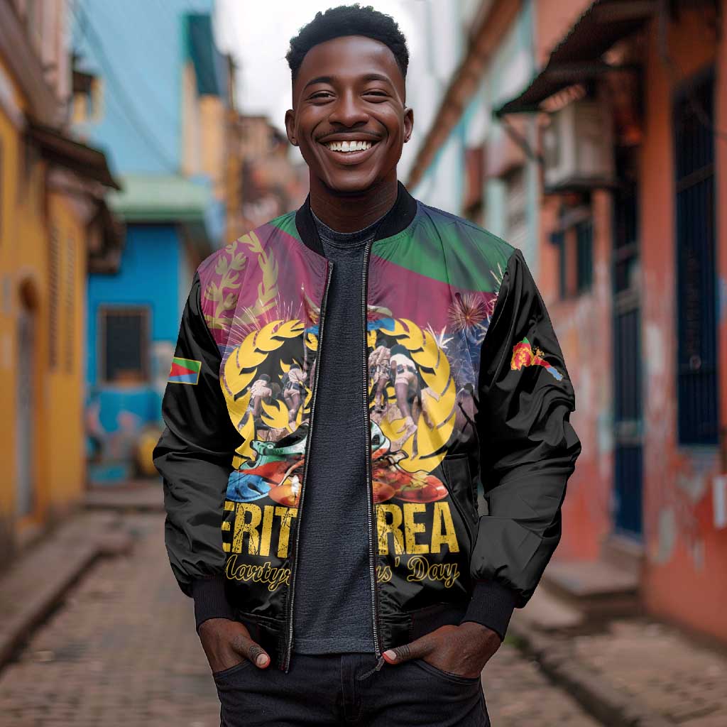 Personalized Eritrea Martyrs Day Bomber Jacket Never Forgot June 20