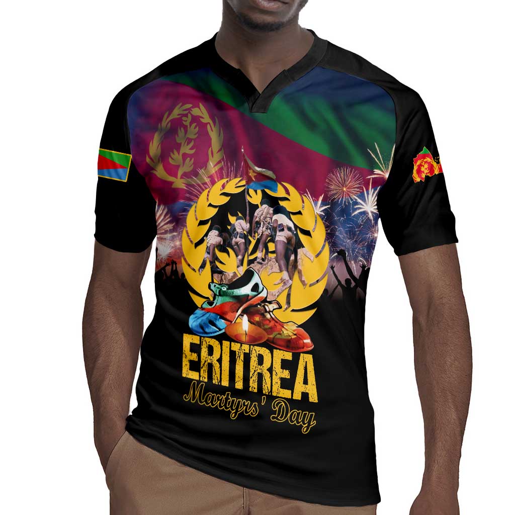 Personalized Eritrea Martyrs Day Rugby Jersey Never Forgot June 20