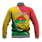 Personalized Happy Burkina Faso Baseball Jacket Independence Day - Bogolan Pattern - African Pride