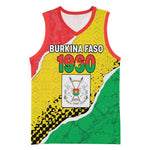 Personalized Happy Burkina Faso Basketball Jersey Independence Day - Bogolan Pattern LT15
